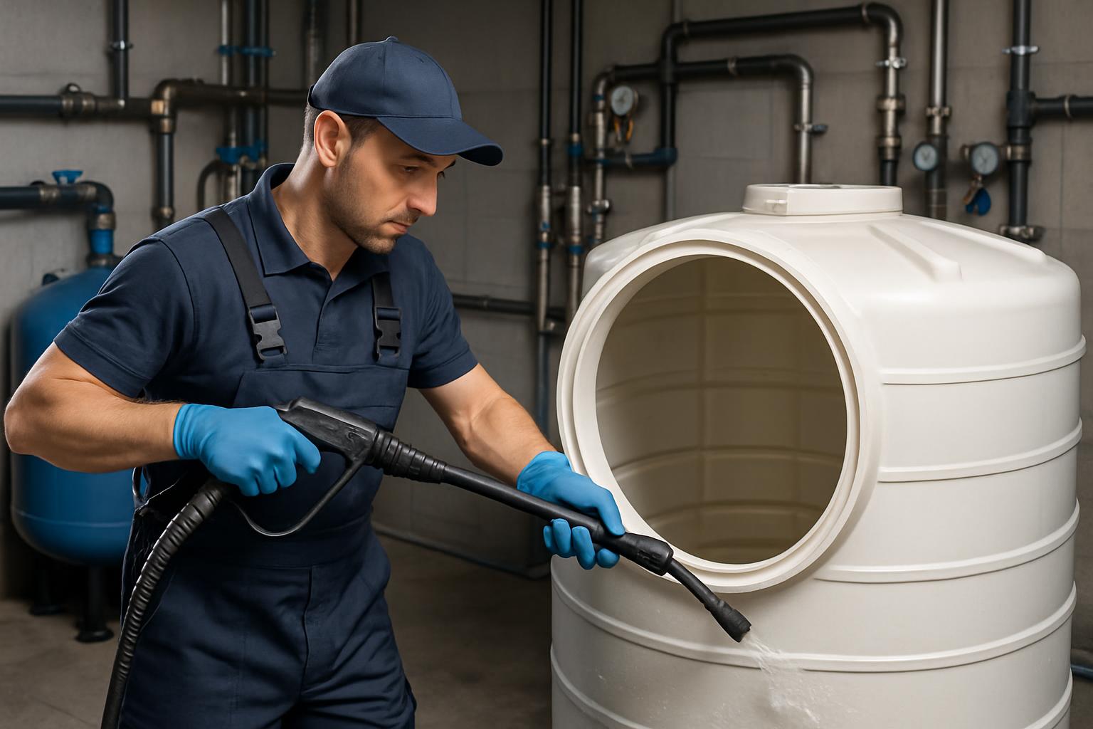 Limpeza de caixa d'água